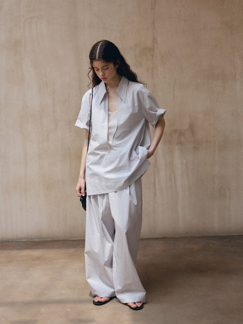 Aen Layered Collar Shirt